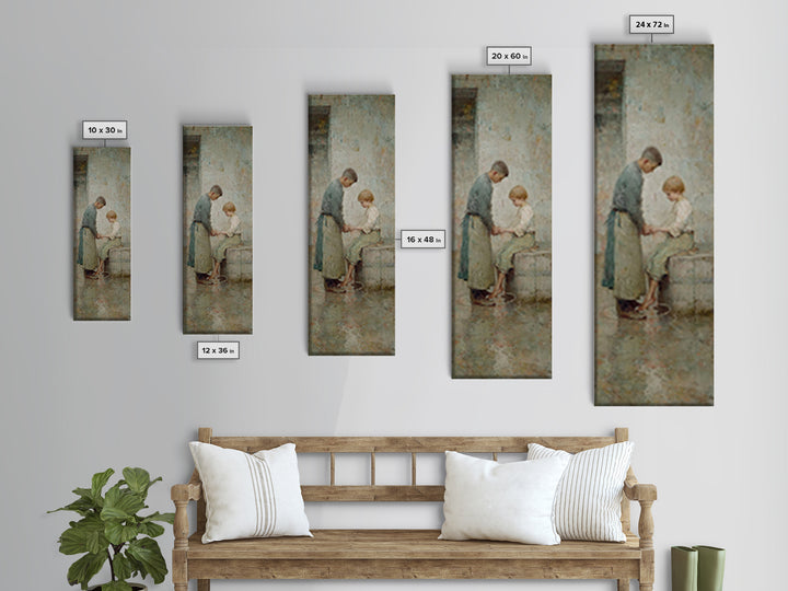 Compassionate Hands | Framed Canvas Print | Christian Art Canvas | Christian Gift Ideas | Christian Wall Art | Modern Christian Art | Narro