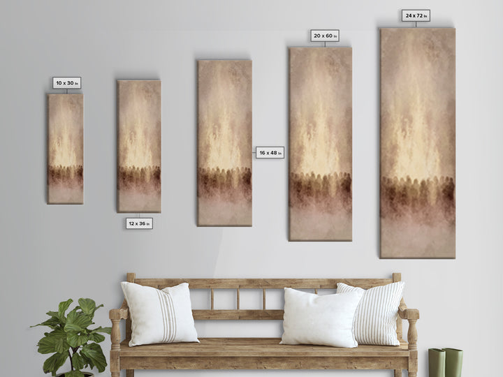 Heaven’s Gentle Path – Framed Canvas Print – Skinny Art – Christian Painting – Jesus Wall Art – Christian Art Gift – Christmas Art Prints