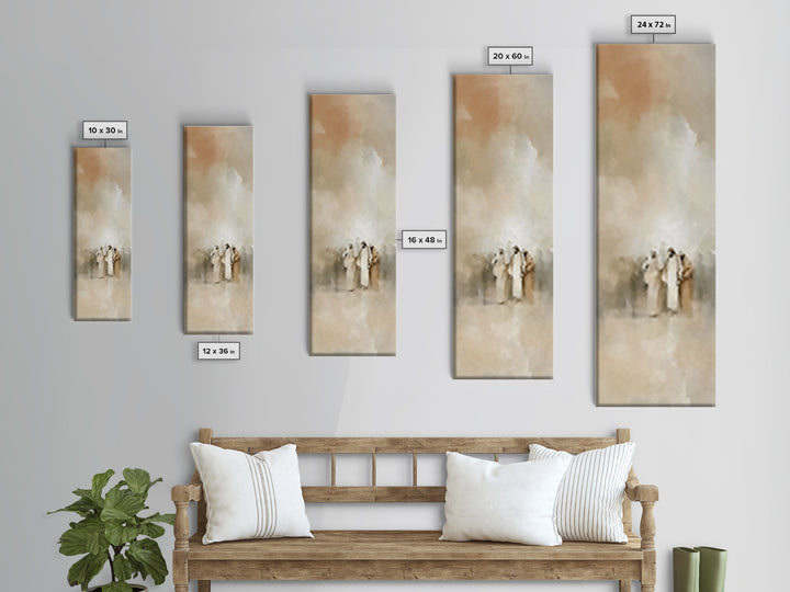 Desert Gathering | Framed Canvas Print | Skinny Art | Christian Painting | Christian Art Canvas | Christian Christmas Art