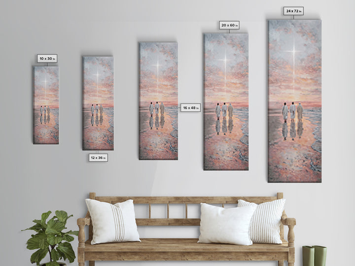 The Eastern Star – Framed Canvas Print – Tall Narrow Wall Art – Christian Art Canvas – Christian Art – Christmas Art – Christian Christmas