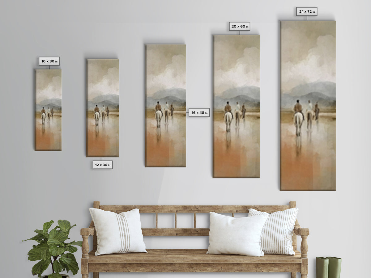 The Dawn of Wonder – Framed Canvas Print – Narrow Art – Christian Wall Art – Christian Art Canvas – Christian Christmas Art – Christmas Art