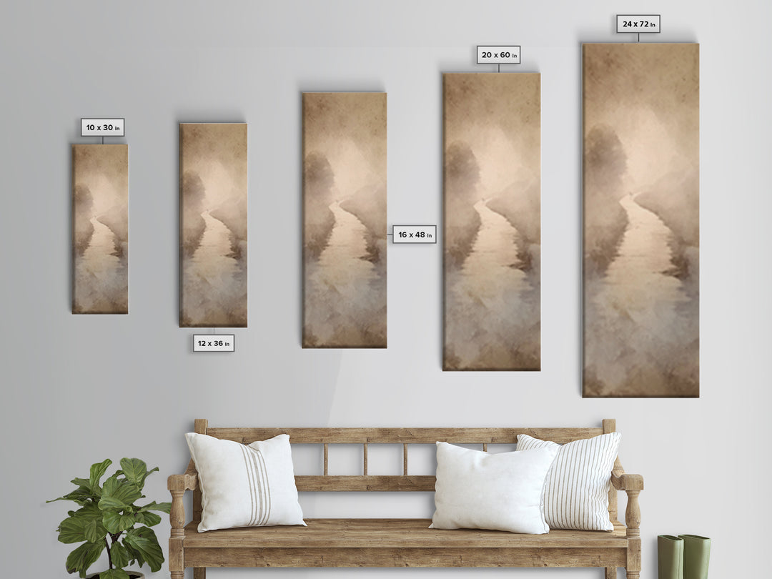 Forest Of Hope – Framed Canvas Print – Skinny Art – Christian Wall Art – Christian Art Canvas – Modern Christian Art – Christmas Art