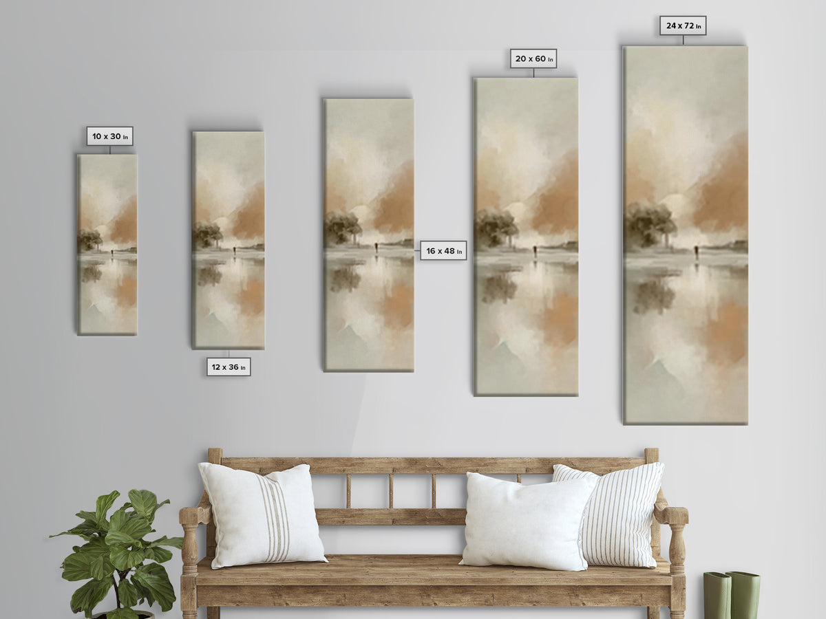 Fields Of Mercy – Framed Canvas Print – Skinny Art – Christian Wall Art – Abstract Christian Art – Christian Art Gift