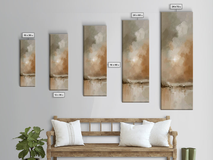 Radiant Winter Star – Framed Canvas Print – Christian Christmas Art – Christian Wall Art – Christmas Canvas Wall Art – Skinny Art – Christi