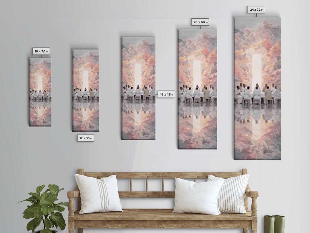 Dawn Of Shepherds – Framed Canvas Print – Skinny Art – Christian Art Canvas – Christian Wall Art – Jesus Painting – Christian Christmas