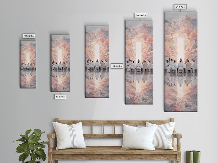 Dawn Of Shepherds – Framed Canvas Print – Skinny Art – Christian Art Canvas – Christian Wall Art – Jesus Painting – Christian Christmas