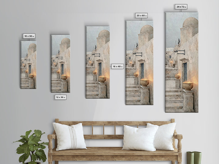 Sacred Steps – Framed Canvas Print – Narrow Art – Christian Art Canvas – Modern Christian Art – Christian Wall Art – Christian Decor