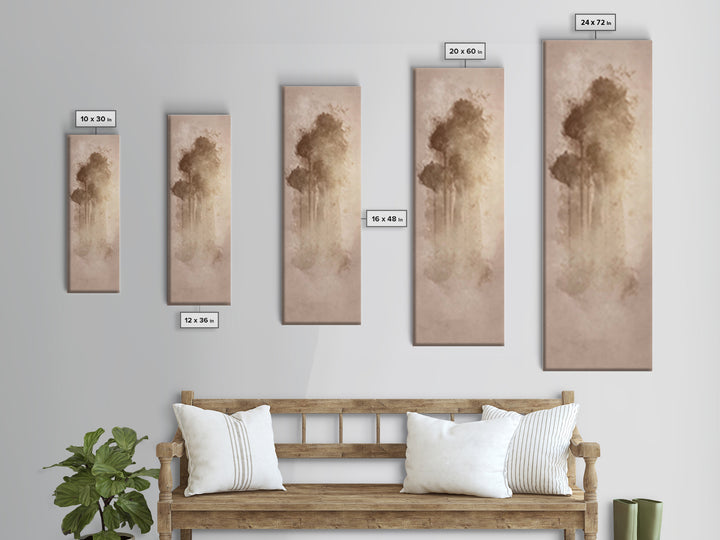 Cloudborne Mercy – Framed Canvas Print – Tall Skinny Art Print – Christian Art – Subtle Christian Art – Christian Art Canvas – Christian Wa