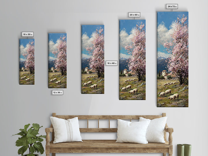 Tree Of Hope – Framed Canvas Print – Jesus Painting – Christian Wall Art – Tall Narrow Wall Art – Christian Art Canvas