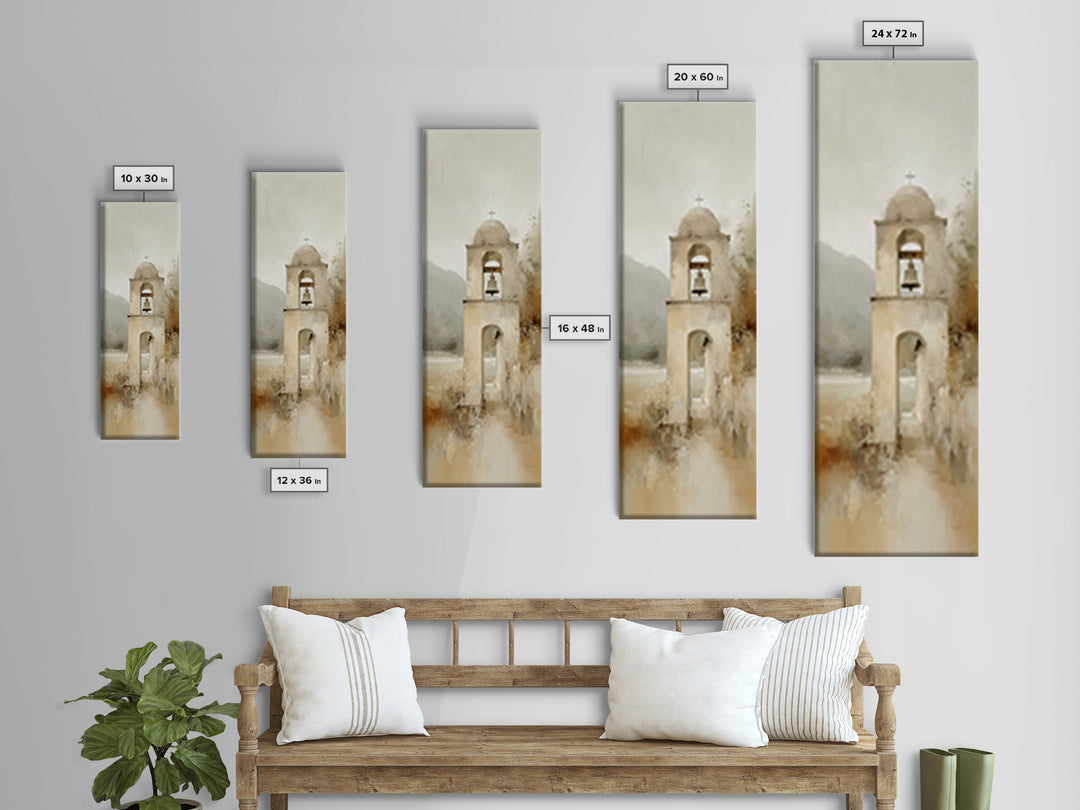 Valley Of Mercy – Framed Canvas Print – Jesus Painting – Christian Wall Art – Christmas Art – Tall Narrow Wall Art – Christian Art Canvas
