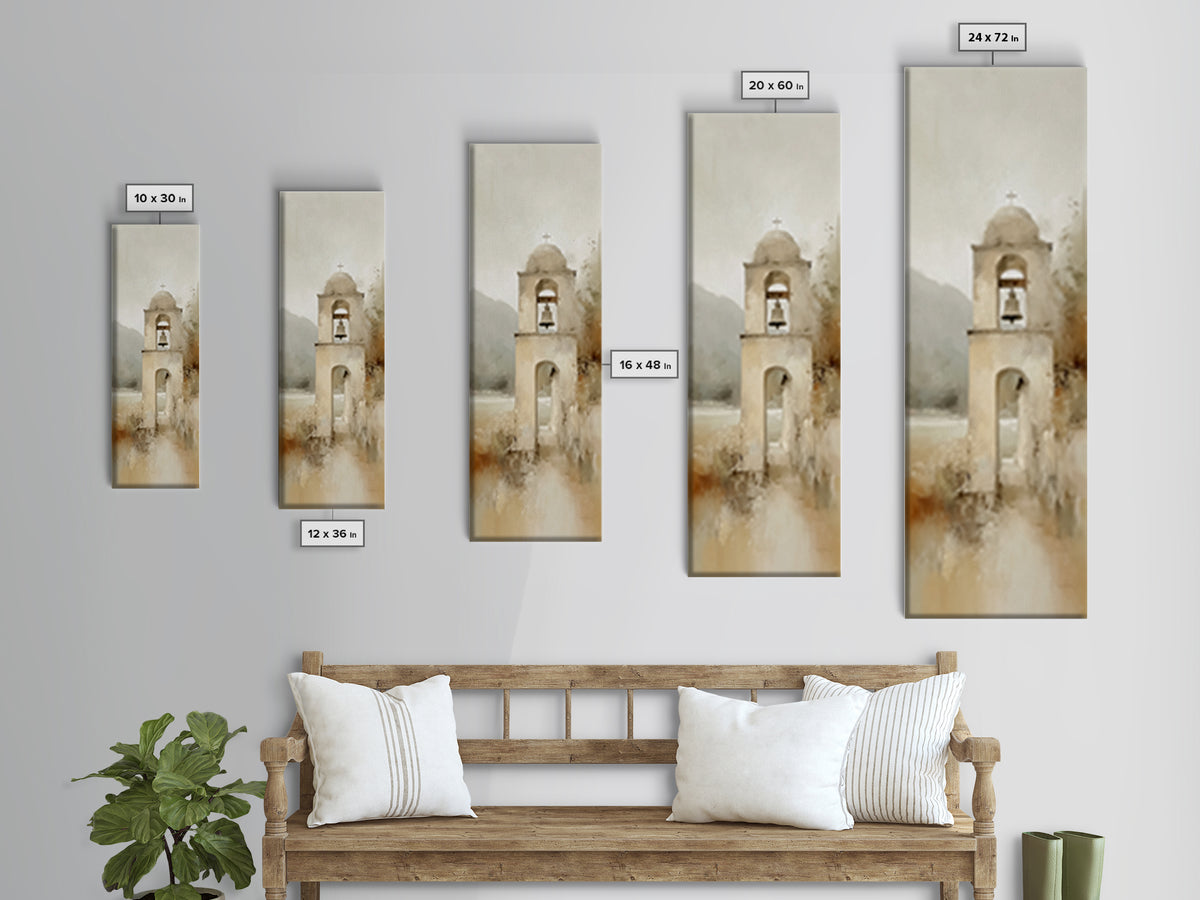 Valley Of Mercy – Framed Canvas Print – Jesus Painting – Christian Wall Art – Christmas Art – Tall Narrow Wall Art – Christian Art Canvas