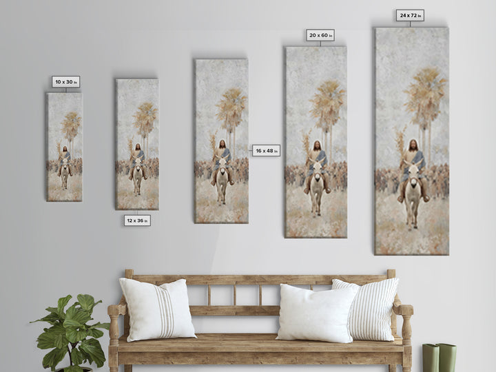 Procession Of Hope – Framed Canvas Print – Christian Art – Christian Wall Art – Skinny Art – Jesus Painting – Christian Art Canvas