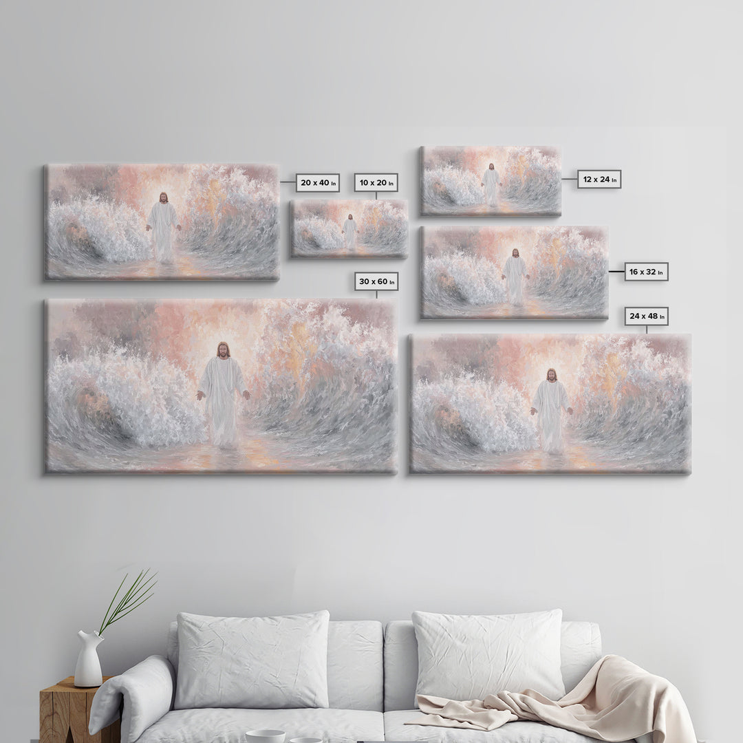 Dawn of Glory | Framed Canvas Print | Christian Wall Art | Jesus Painting | Christian Art Canvas | Large Christian Painting | Christian Art