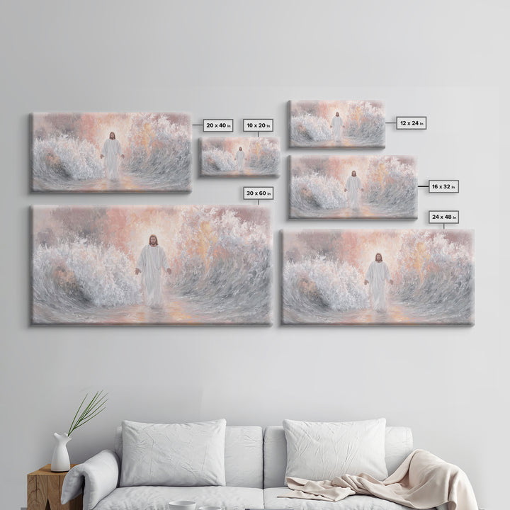 Dawn of Glory | Framed Canvas Print | Christian Wall Art | Jesus Painting | Christian Art Canvas | Large Christian Painting | Christian Art