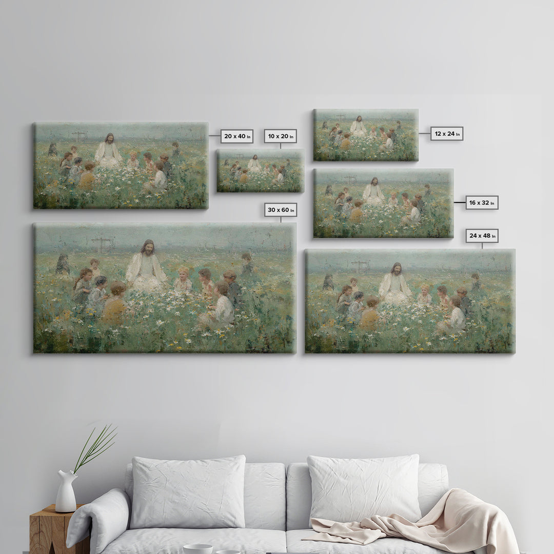 Morning Tide – Framed Canvas Print – Christian Art Canvas – Christian Paintings – Jesus Painting – Subtle Christian Art – Christian Decor