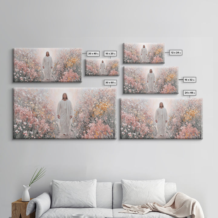 Stillness Of Glory | Framed Canvas Print | Christian Art | Jesus Painting Canvas | Christian Wall Art | Christmas Canvas Wall Art | Christi