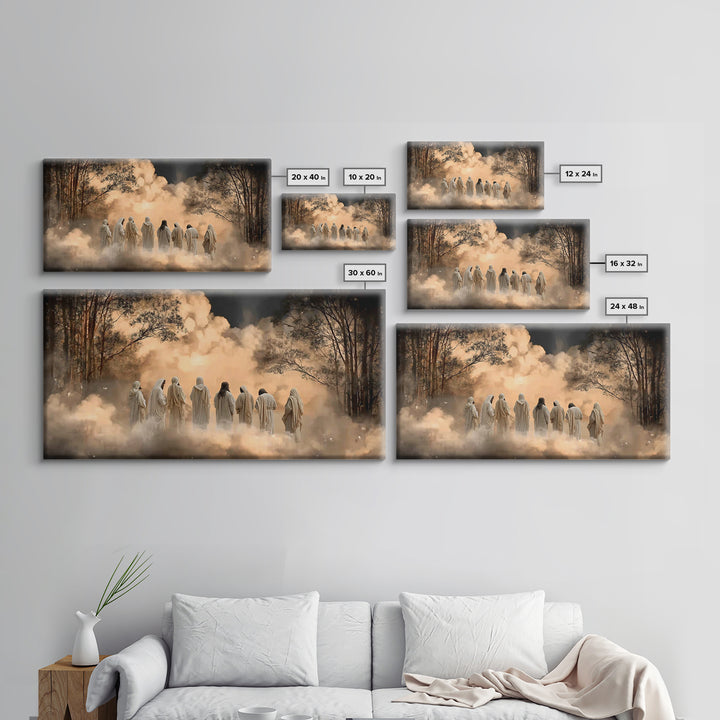 Eternal Star – Framed Canvas Print – Christian Decor – Christian Art – Christian Gifts – Jesus Art – Christian Canvas – Christmas Art