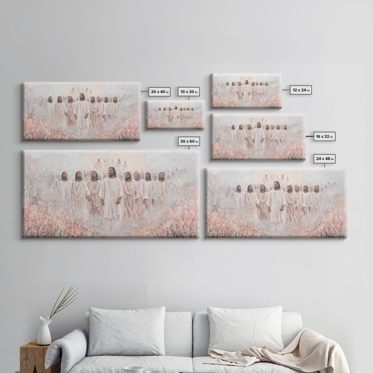 Eternal Walk – Framed Canvas Print – Christian Art – Christian Canvas – Jesus Painting – Christian Art Print – Christian Wall Art