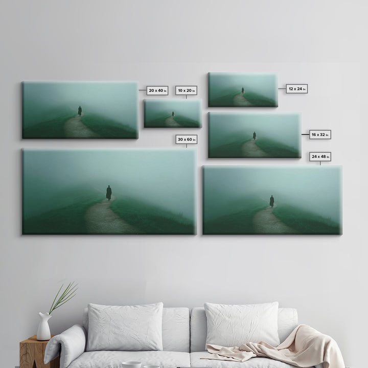 Solitary Light – Framed Canvas Print – Christian Art – Christian Decorations – Christian Canvas – Jesus Art – Christian Wall Art