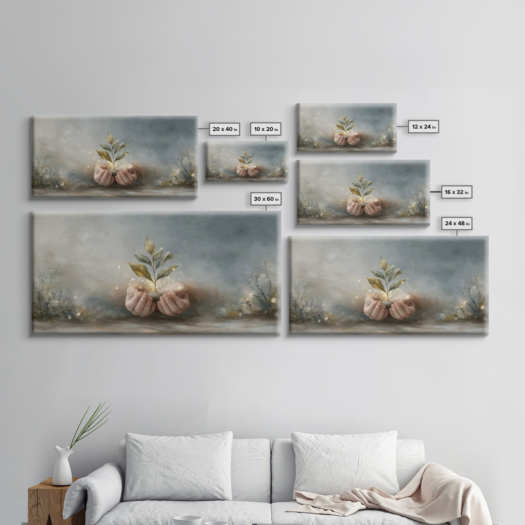 Seed of Promise | Framed Canvas Print | Christian Wall Art | Christian Art | Jesus Painting | Christian Art Canvas | Christian Gift Ideas