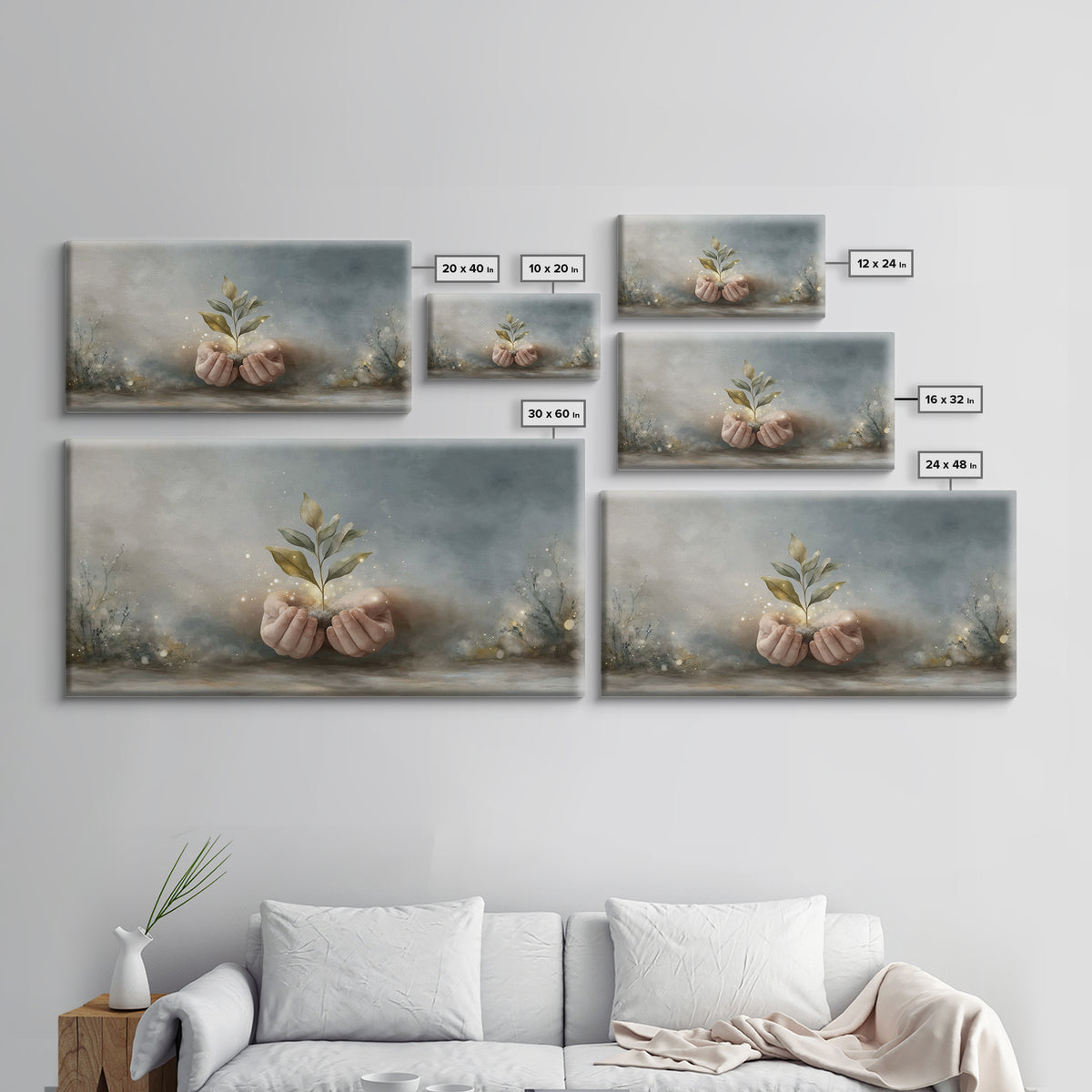 Seed of Promise | Framed Canvas Print | Christian Wall Art | Christian Art | Jesus Painting | Christian Art Canvas | Christian Gift Ideas