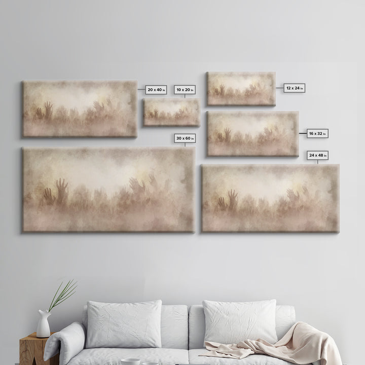 Clouds Of Glory – Framed Canvas Print – Christian Wall Art – Abstract Christian Art – Christian Art Canvas – Christmas Art Prints