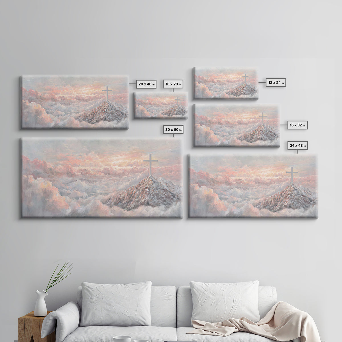 Graceful Offering – Framed Canvas Print – Christian Wall Art – Christian Painting – Christian Art Canvas – Christian Christmas Art