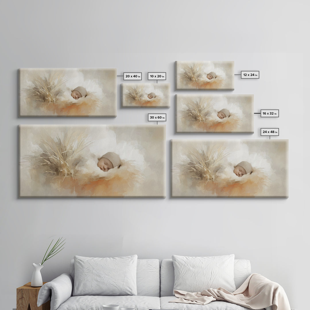 Holy Child – Framed Canvas Print – Christian Christmas Art – Christian Wall Art – Christmas Art Prints – Christian Art Canvas – Christmas D