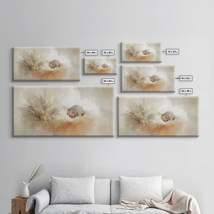 Holy Child – Framed Canvas Print – Christian Christmas Art – Christian Wall Art – Christmas Art Prints – Christian Art Canvas – Christmas D