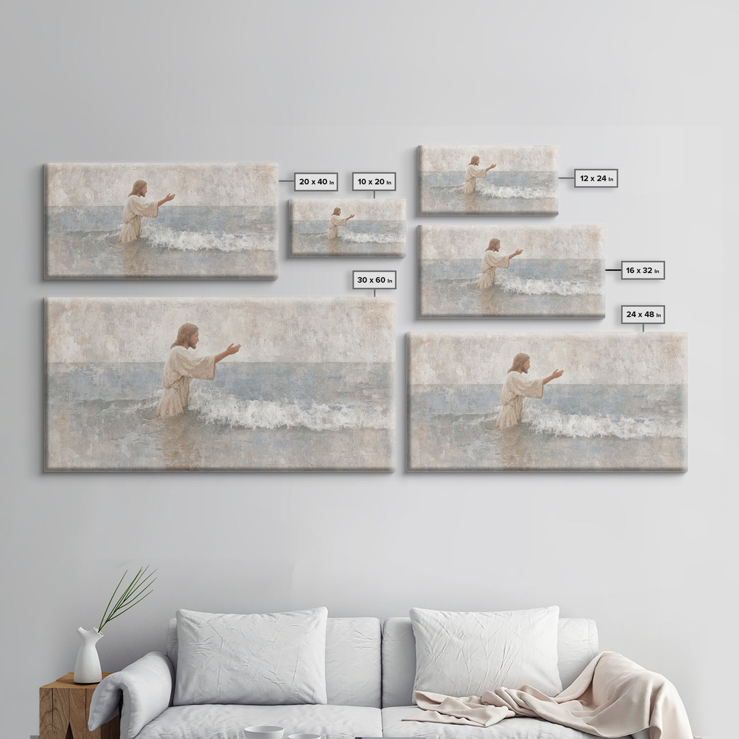 Morning Of Hope – Framed Canvas Print – Christian Art Canvas – Jesus Painting – Christian Wall Art – Subtle Christian Art – Christian Chris