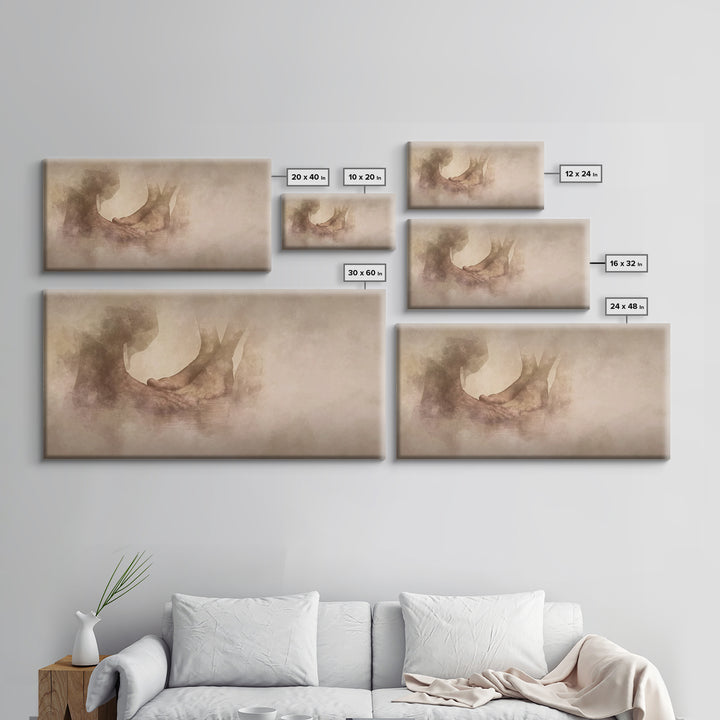 Sacred Steps, Framed Canvas Print, Christian Art Canvas, Christian Wall Art, Christian Painting, Subtle Christian Art, Christian Art Gift