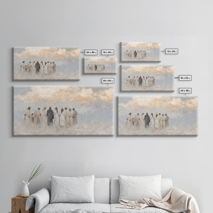 Path Of Revelation – Framed Canvas Print – Christian Art Painting – Christian Decor – Jesus Wall Art – Large Christian Art – Christian Art