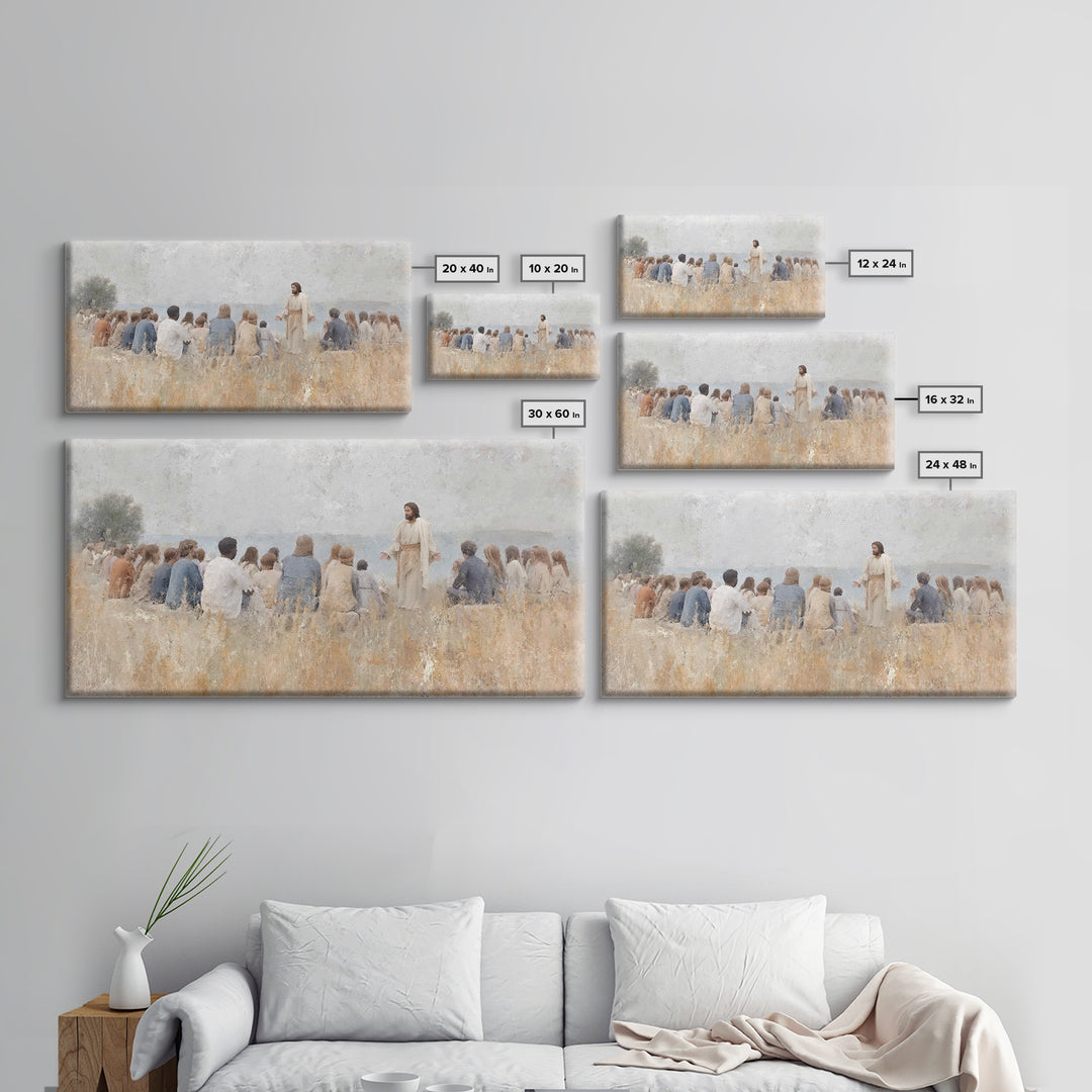 Quiet Revelation – Framed Canvas Print – Christian Art Canvas – Jesus Painting – Moody Christian Art – Christian Wall Art – Christian Chris