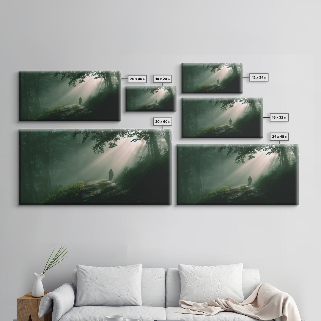 Path Of Mercy – Framed Canvas Print – Christian Art Canvas – Moody Christian Art – Jesus Painting – Christian Wall Art – Christian Gift Ide