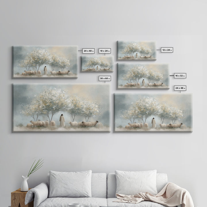 Blossom Keep – Framed Canvas Print – Christian Art Print – Christian Art Canvas – Christian Wall Art – Jesus Painting – Modern Christian Pa