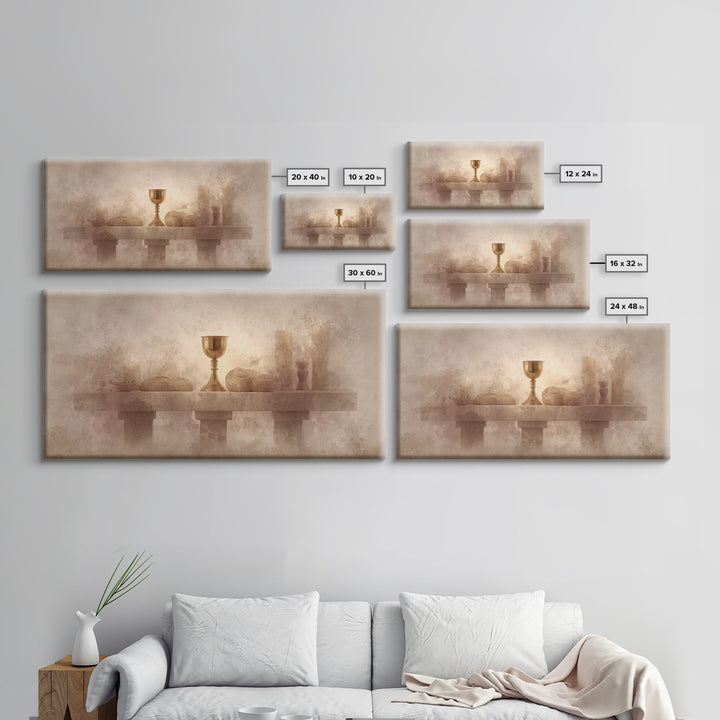 Altar Of Peace – Framed Canvas Print – Christian Wall Art – Subtle Christian Art – Christian Art Canvas – Christian Gift Ideas – Christmas