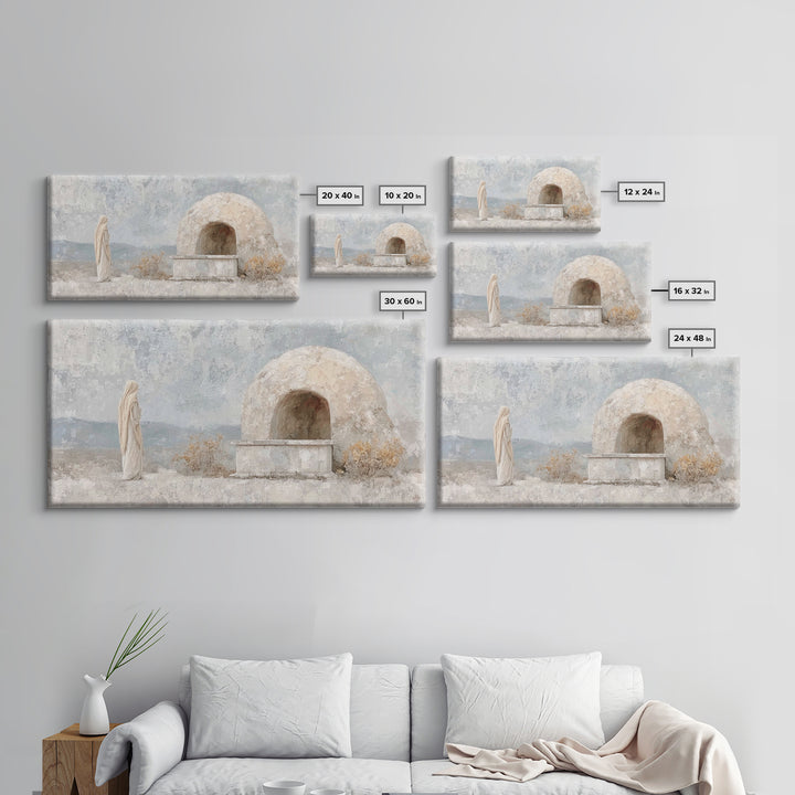 Silent Dawn – Framed Canvas Print – Large Christian Art – Christian Art Canvas – Jesus Painting – Christian Wall Art – Christmas Art