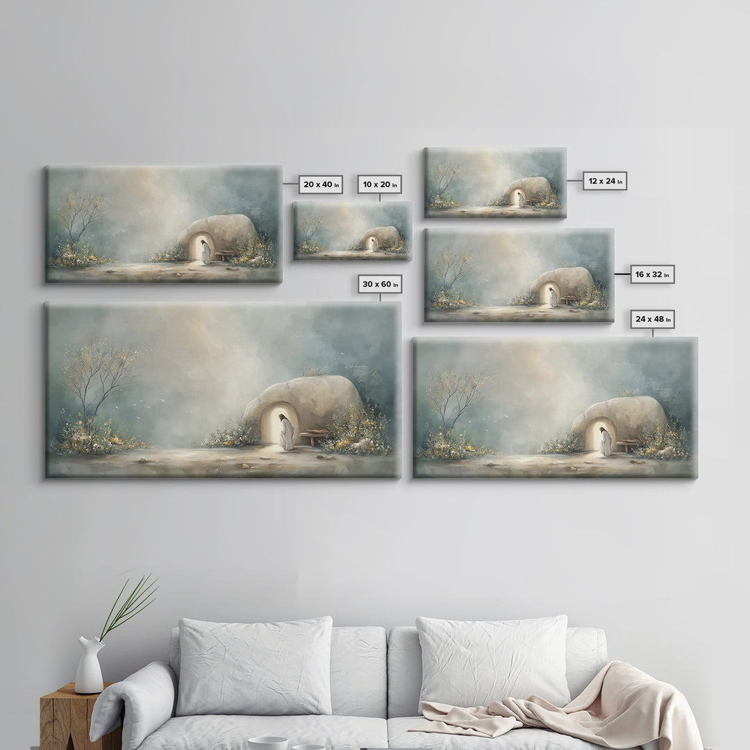 Morning Reverence – Framed Canvas Print – Large Christian Art – Jesus Painting – Christian Wall Art – Christian Art Canvas – Christmas Art