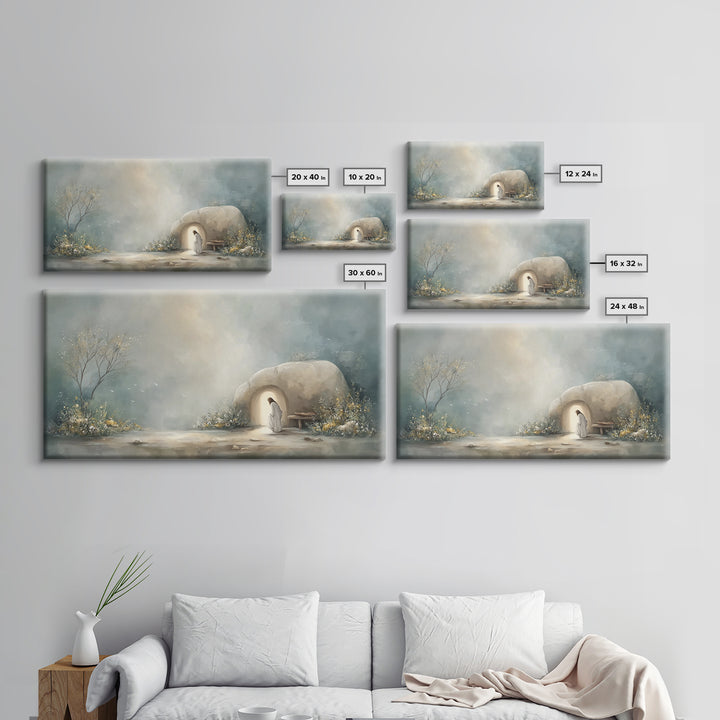Morning Reverence – Framed Canvas Print – Large Christian Art – Jesus Painting – Christian Wall Art – Christian Art Canvas – Christmas Art