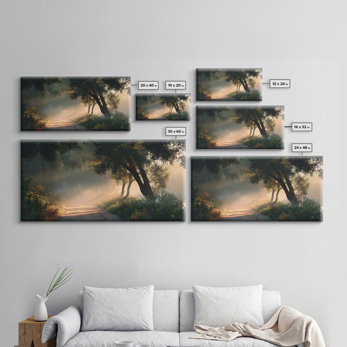 Holy Solitude – Framed Canvas Print – Jesus Painting – Christian Art Canvas – Christian Wall Art – Christmas Art – Large Christian Art
