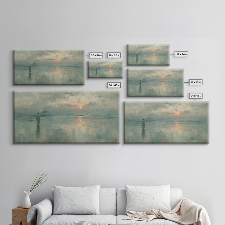 Solitary Grace Path – Framed Canvas Print – Christian Wall Art – Christian Art Canvas – Jesus Painting – Subtle Christian Art – Christian D