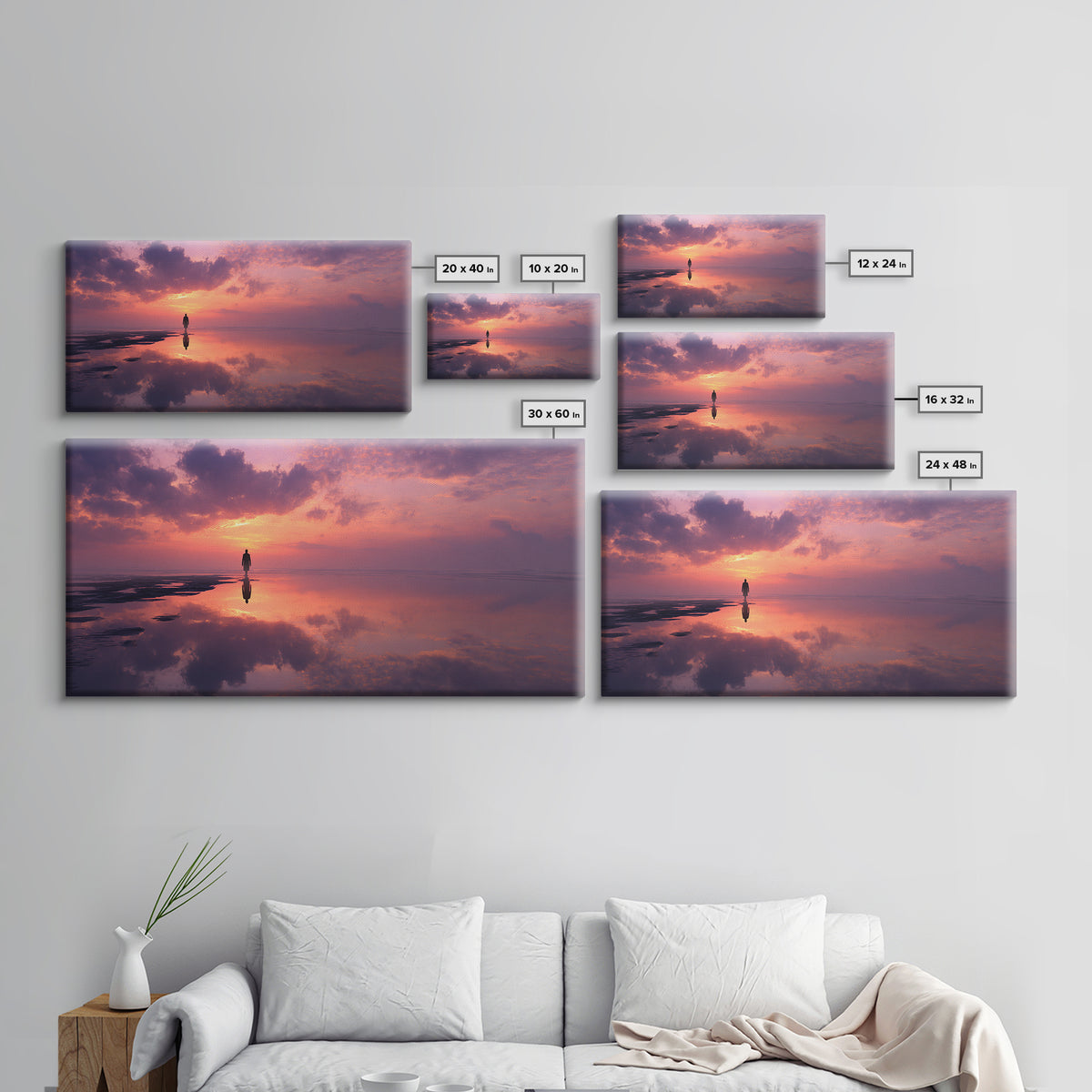 Morning Of Stillness | Framed Canvas Print | Christian Wall Art | Christian Art Canvas | Jesus Painting | Christian Art | Christian Gift
