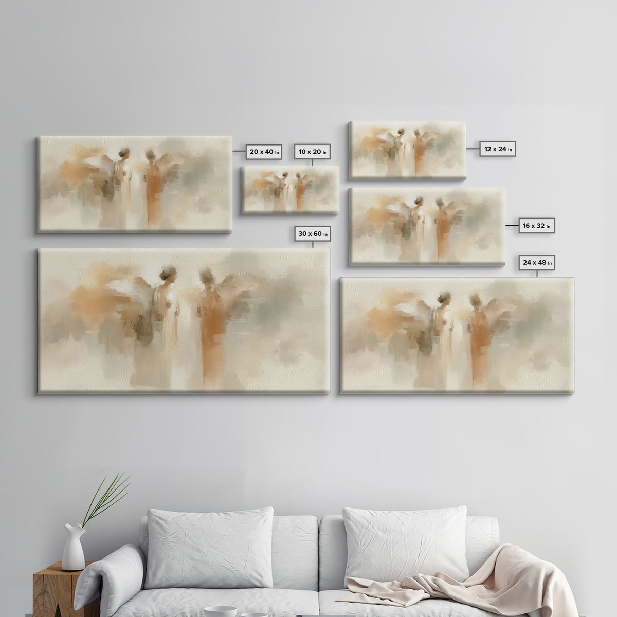 Whispered Glory – Framed Canvas Print – Christian Christmas Art – Christian Art Canvas – Subtle Christian Art – Christian Wall Art
