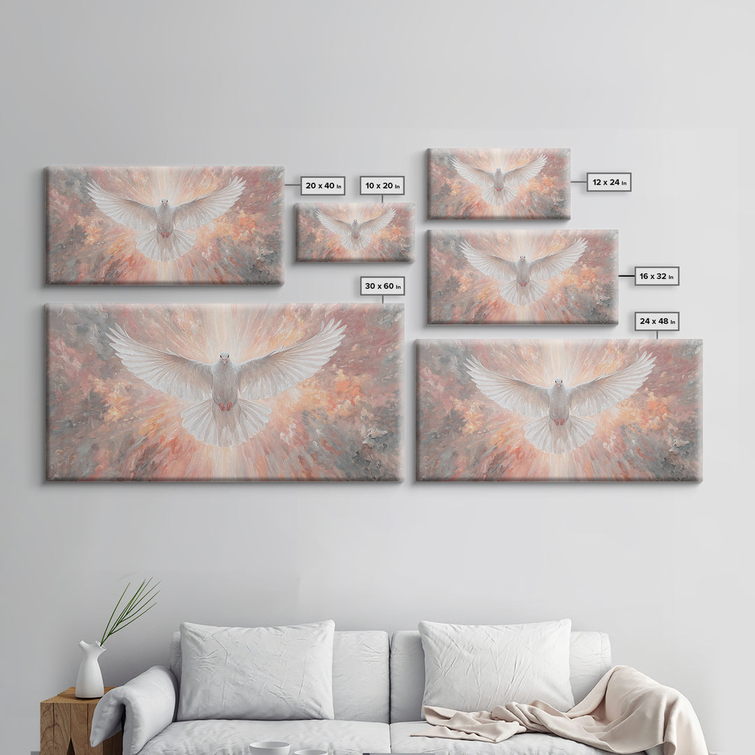 Grace Unveiled | Framed Canvas Print | Christian Wall Art | Christian Art Canvas | Christian Painting | Christmas Art | Christian Decor
