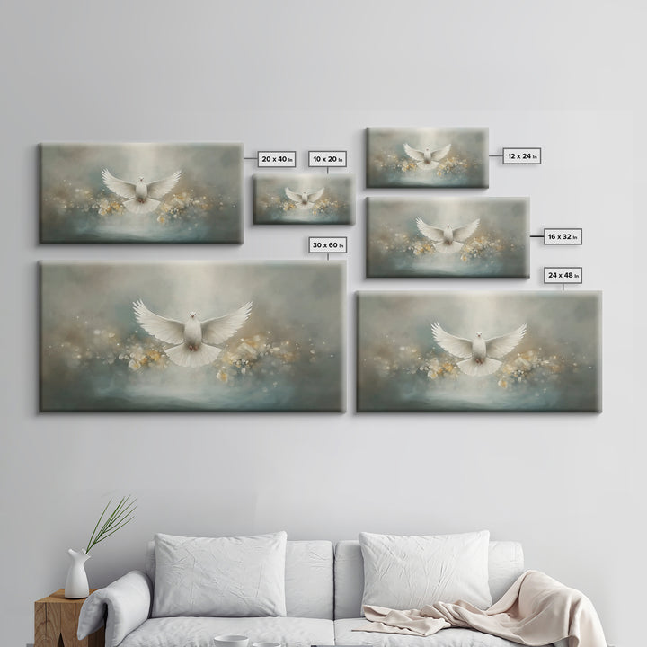 Divine Stillness – Framed Canvas Print – Christian Wall Art – Christian Art Canvas – Christian Painting – Christmas Art – Christian Decor