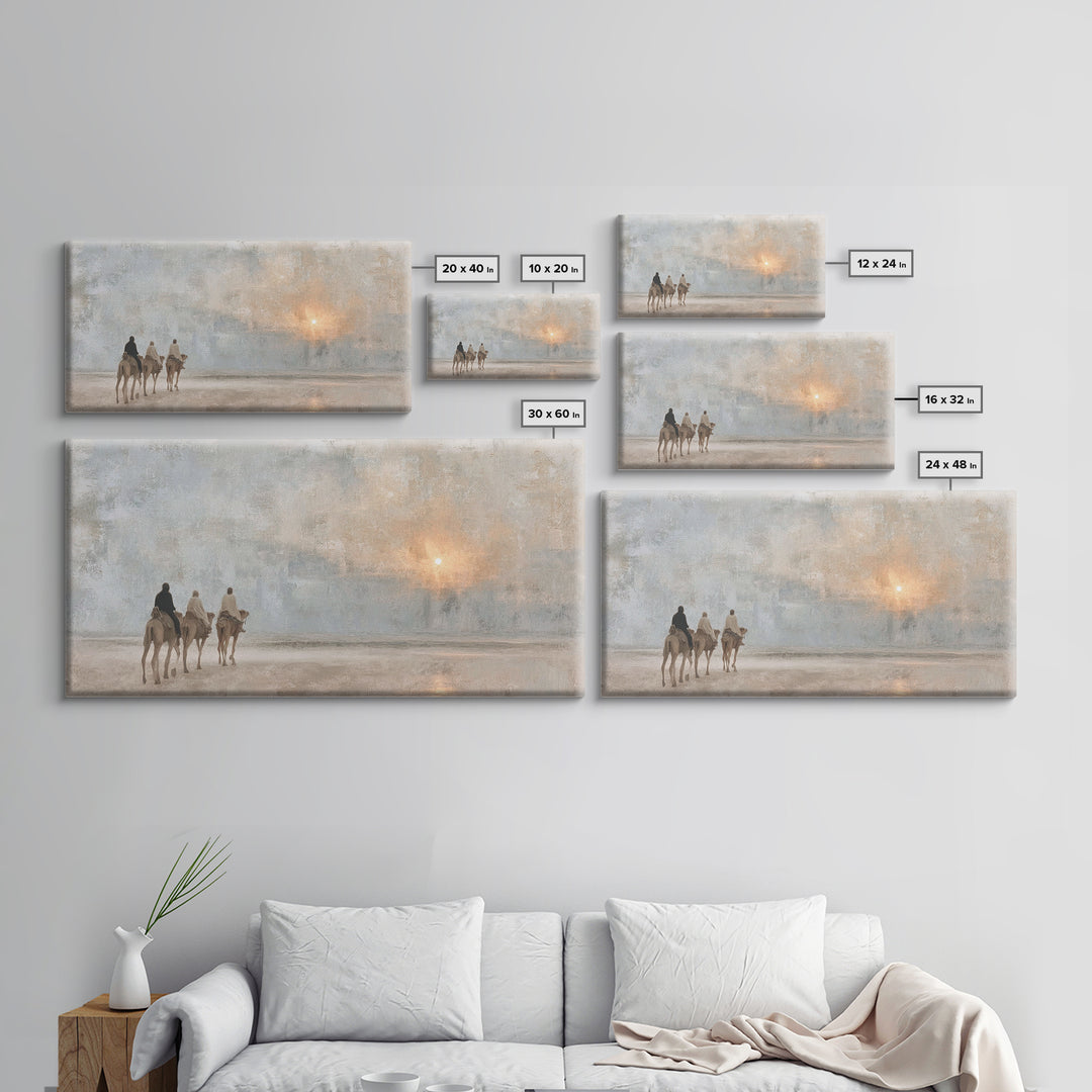 Journey Of Light | Framed Canvas Print | Christian Wall Art | Christian Art Canvas | Christmas Wall Art | Christian Christmas Art | Christi