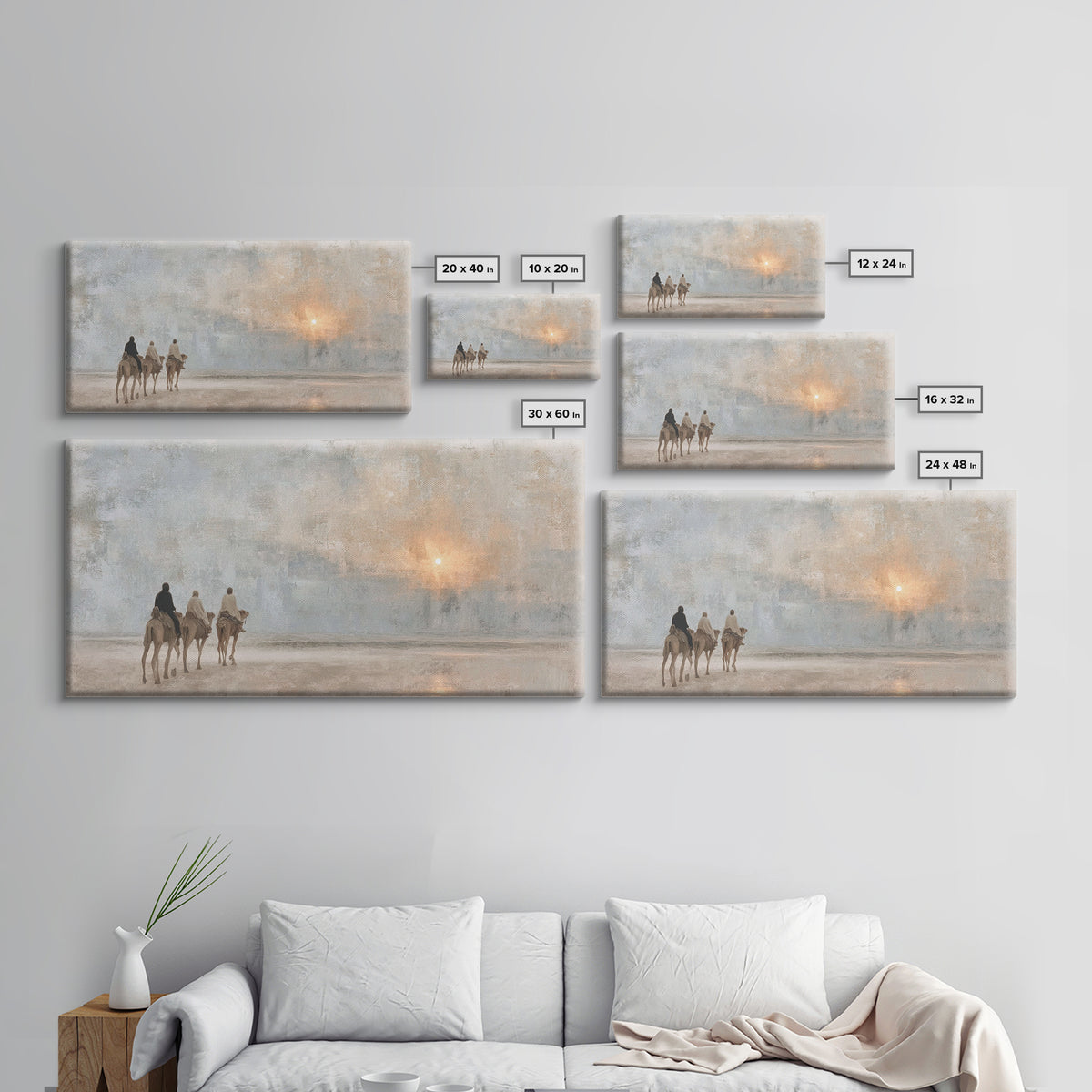Journey Of Light | Framed Canvas Print | Christian Wall Art | Christian Art Canvas | Christmas Wall Art | Christian Christmas Art | Christi