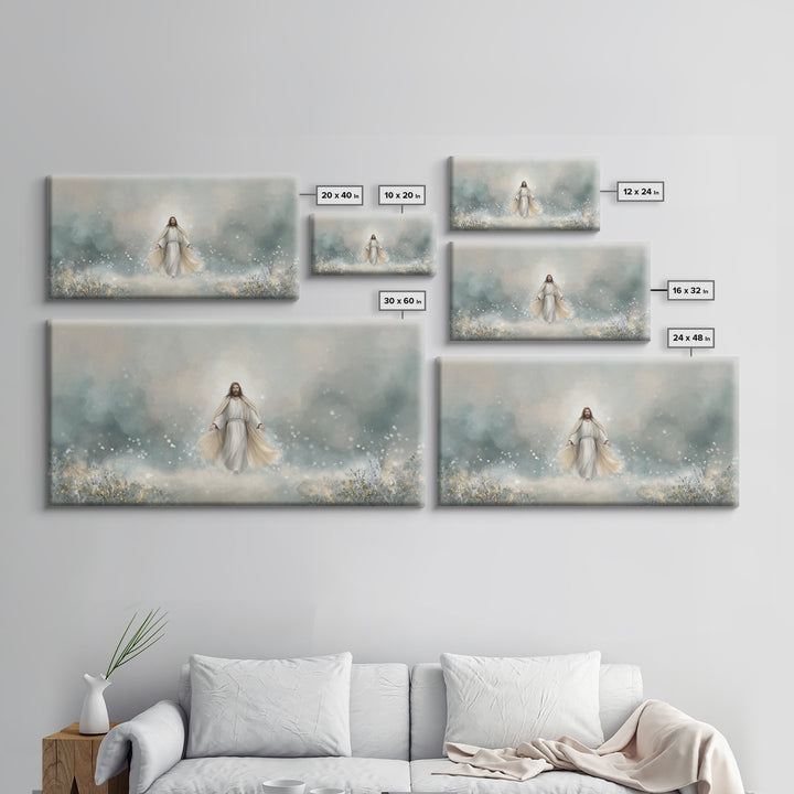 Eternal Peace – Framed Canvas Print – Christian Art Print – Jesus Painting – Christian Wall Art – Subtle Christian Art – Christian Gift