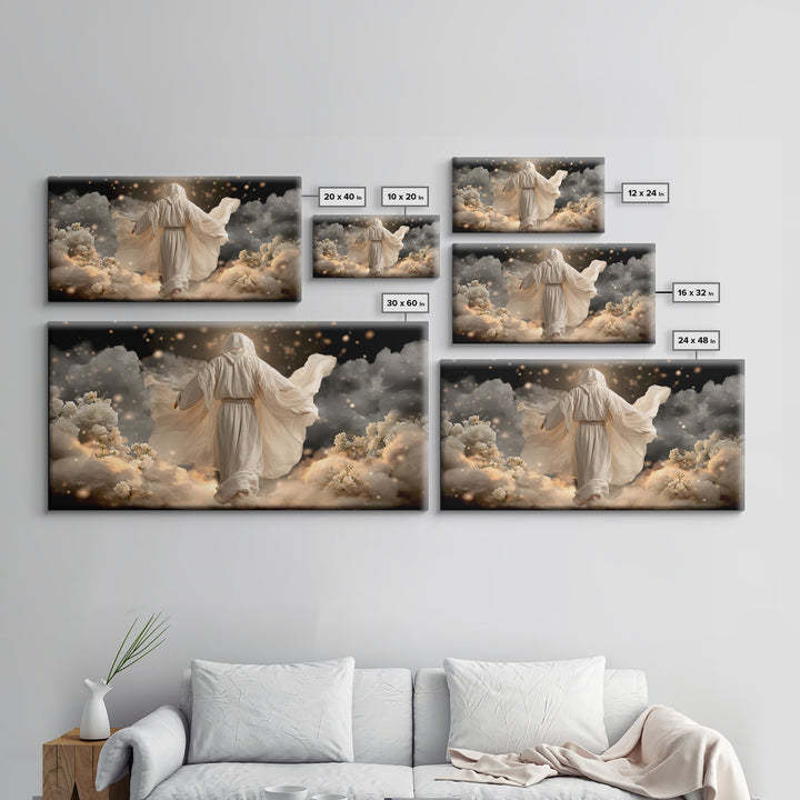 Circle Of Grace – Framed Canvas Print – Christian Art Painting – Christian Wall Art – Unique Christian Art – Jesus Wall Art – Christian Dec