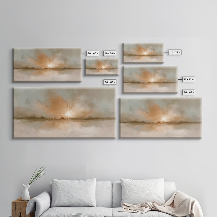 Dawn Star Light – Framed Canvas Print – Christian Wall Art – Christian Art Canvas – Christmas Art – Moody Christmas Art – Christian Decor